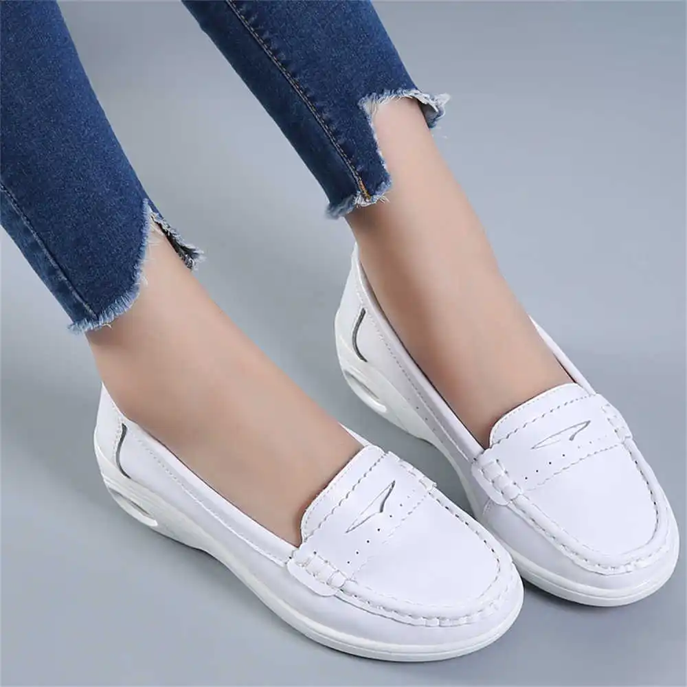 Women Formal Upper Wear - Zapatillas de deporte blancas Slipon de