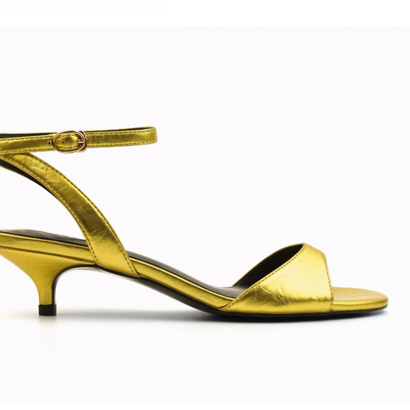Kitten Heel Women - Zapatos de tacón bajo con correa