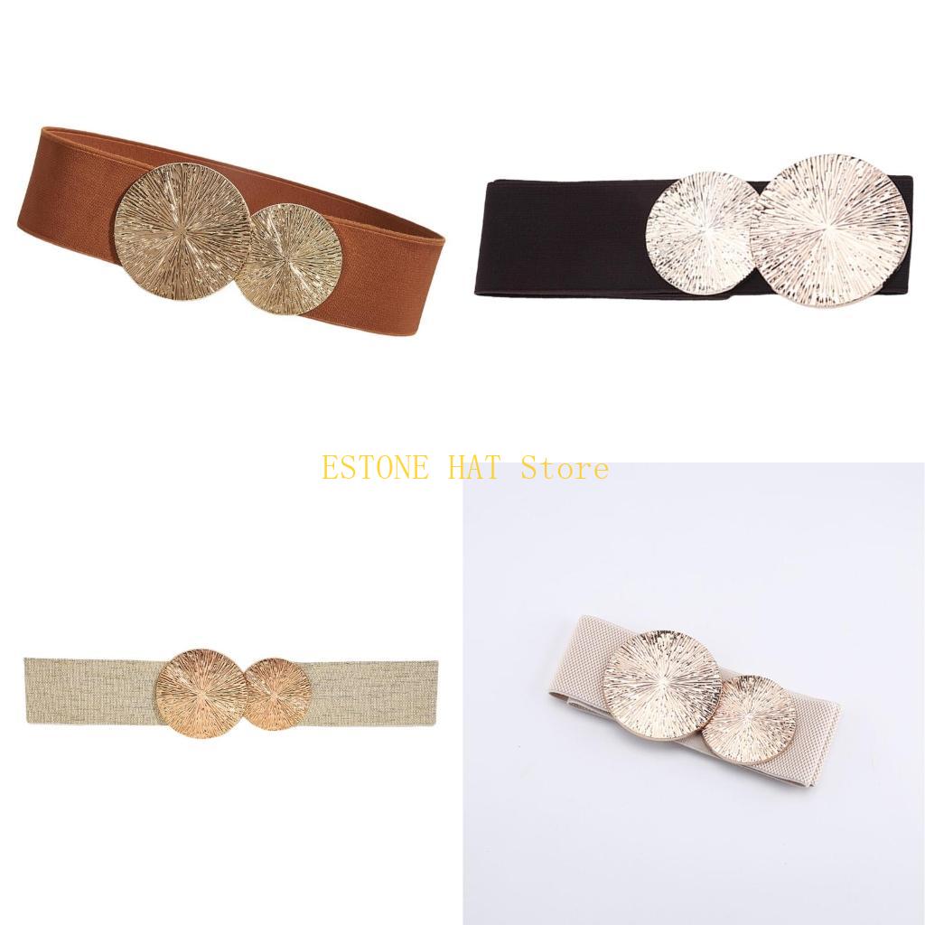 Women Formal Event Wear - Cinturón elástico para mujer, 49MF, 6cm