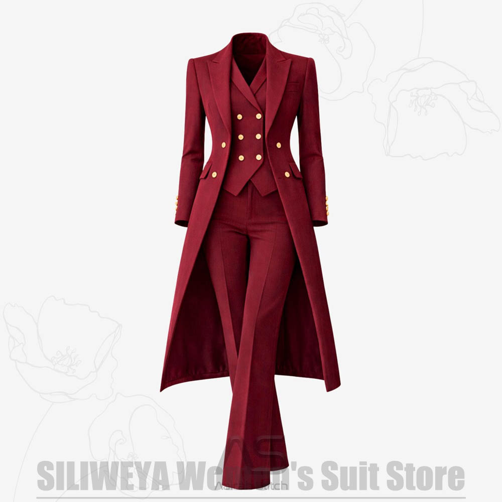Women'S Formal Wear Wedding - Traje de Mujer de 3 Piezas,