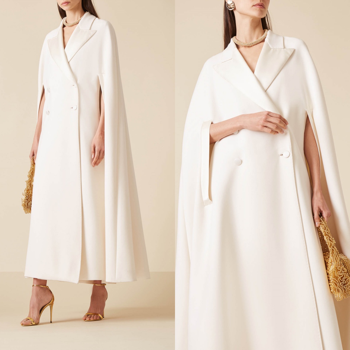 Women Formal Wear Designers - Chaqueta Larga de Diseño Único para