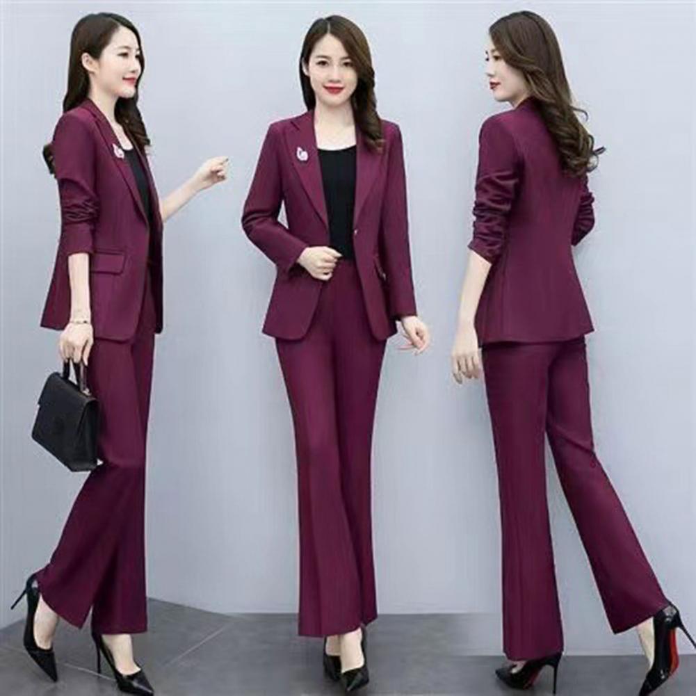 Women'S Formal Wear Suit - Conjunto de 2 Piezas para Mujer,