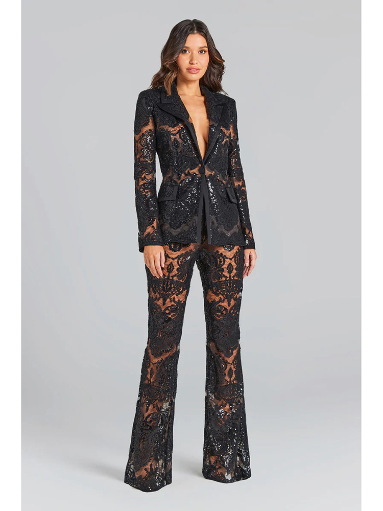Women'S Formal Wear Suit - Conjunto de Traje de Diseñador HIGH