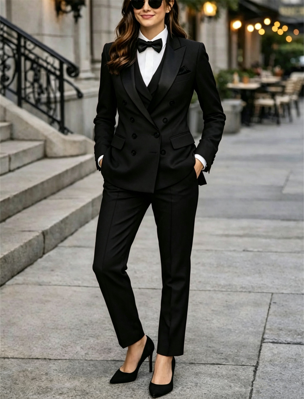 Trajes de Mujer Cruzados de 3  - Women Formal Wear Vest reseña y precio