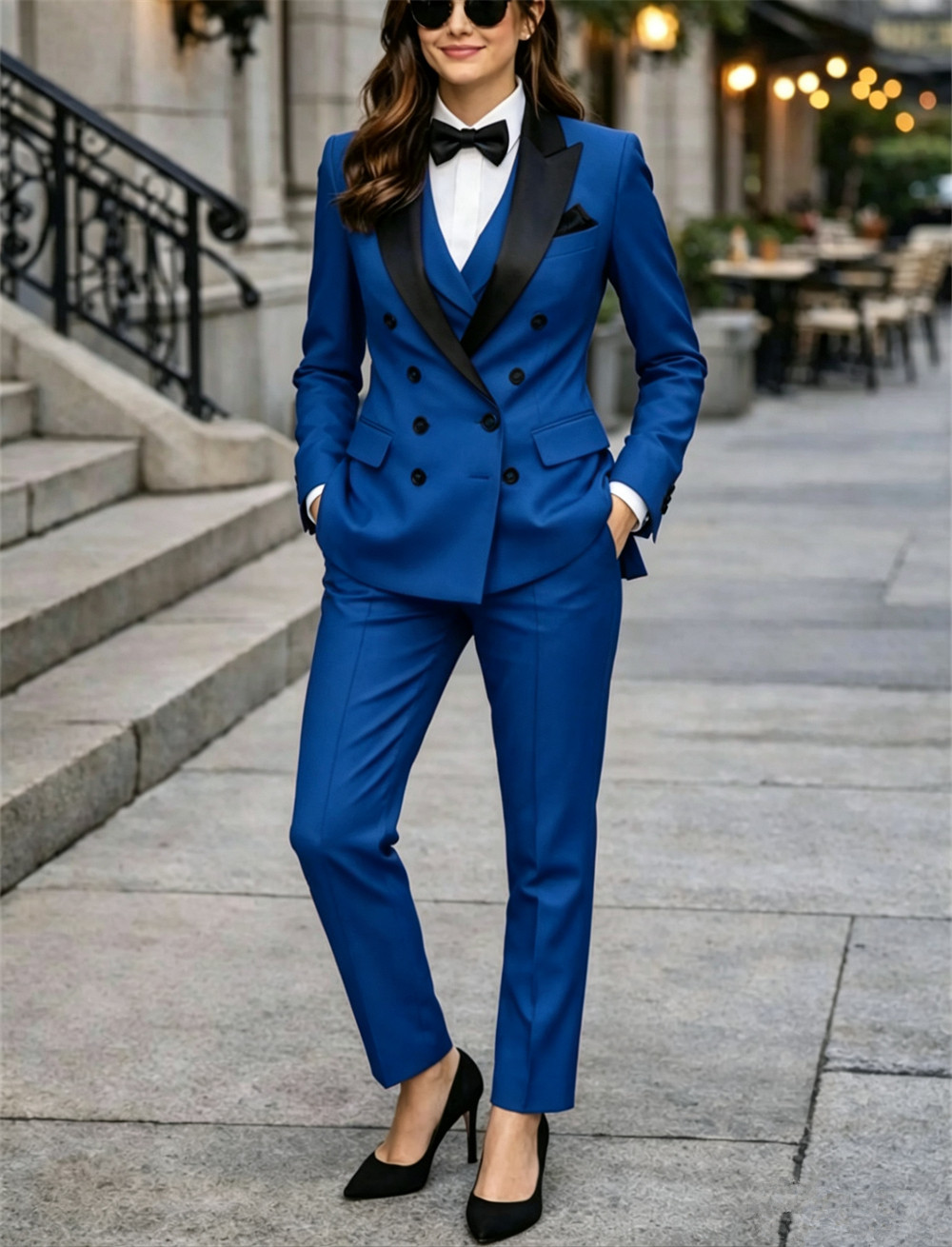 Trajes de Mujer Cruzados de 3  - Women Formal Wear Vest reseña y precio