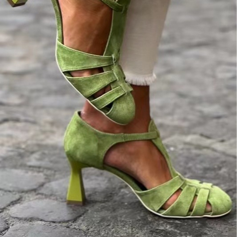 Sandalias de tacón bajo de gam - Kitten Heel Women reseña y precio