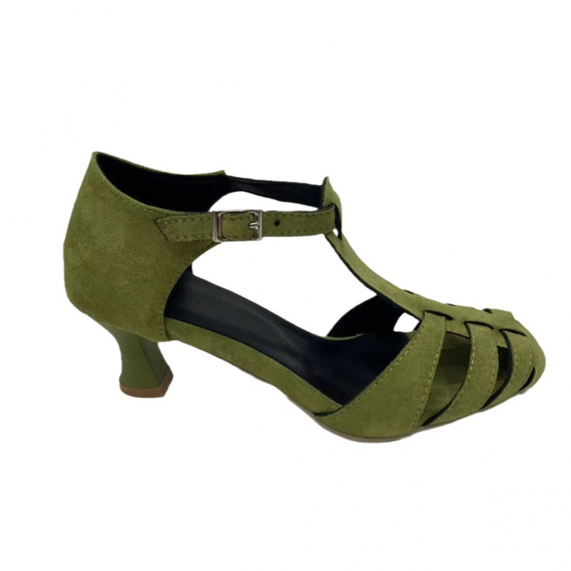 Sandalias de tacón bajo de gam - Kitten Heel Women reseña y precio