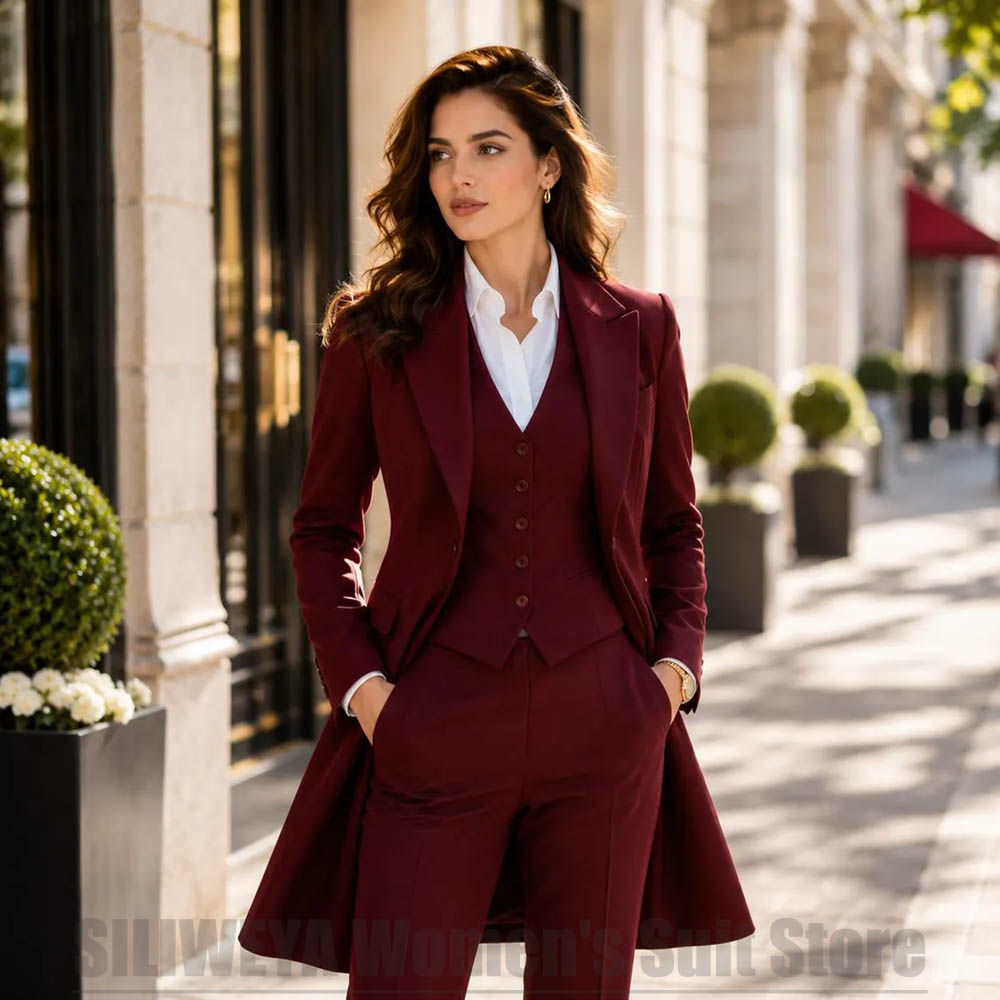 Traje de 3 piezas para mujer,  - Women Formal Wear Vest reseña y precio
