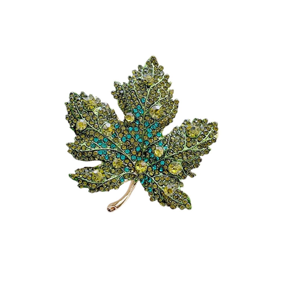 Broche de hoja de arce con dia - Women Formal Event Wear reseña y precio