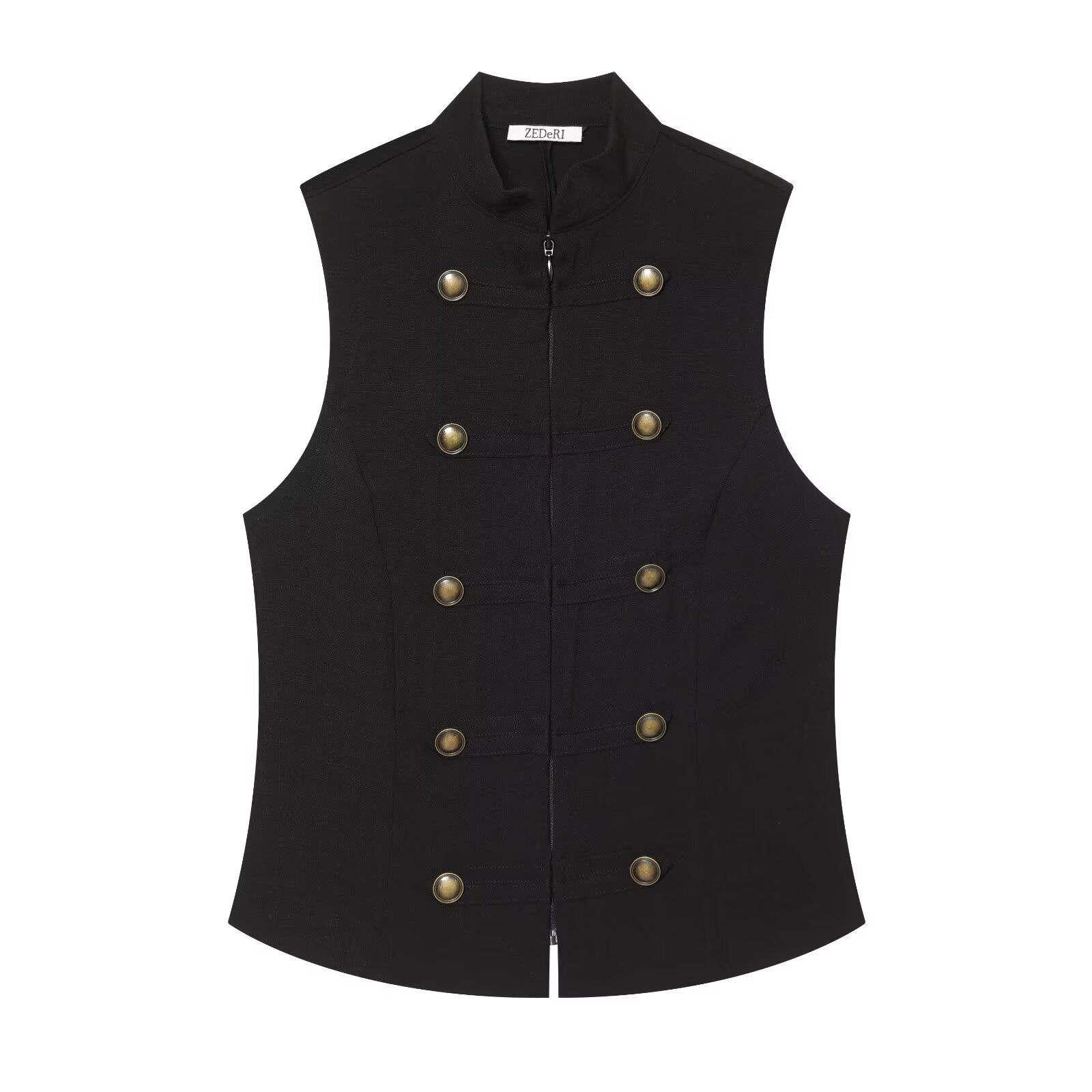 Camisa sin mangas ajustada con - Women Formal Wear Designers reseña y precio