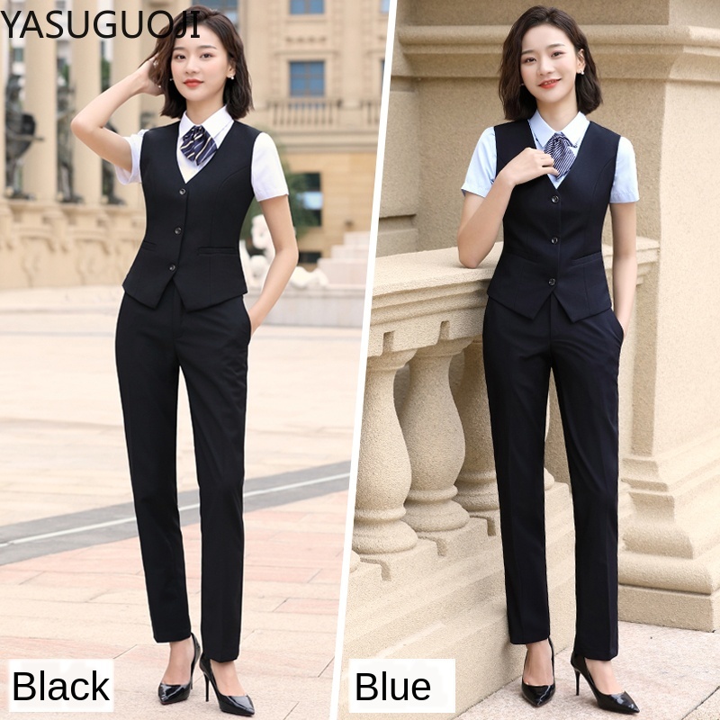 YASUGUOJI-Chaleco elegante par - Women Formal Wear Vest reseña y precio