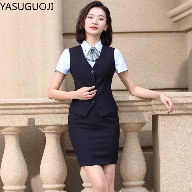 YASUGUOJI-Chaleco elegante par - Women Formal Wear Vest reseña y precio
