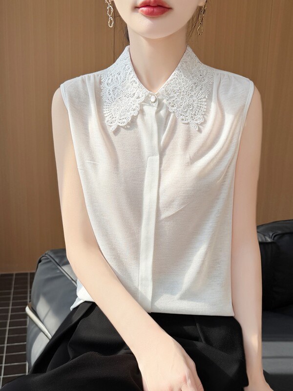 Camiseta de punto sin mangas c - Women Formal Wear Vest reseña y precio